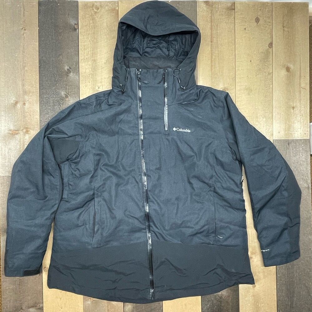 Columbia Men's 2X Omni-Heat Ski/Snowboard Jacket Waterproof Black